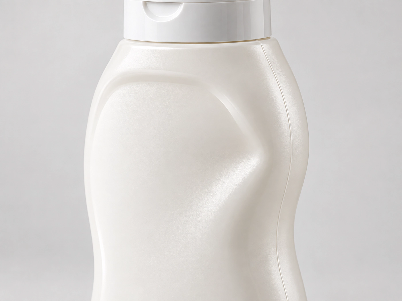 Detalle del material, la superficie y el cuerpo del envase
