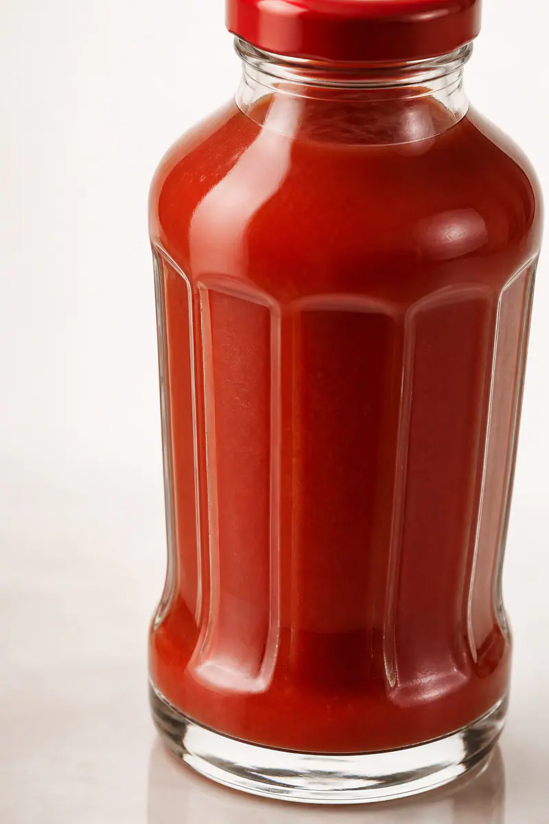Detalle del material, la superficie y el cuerpo del envase