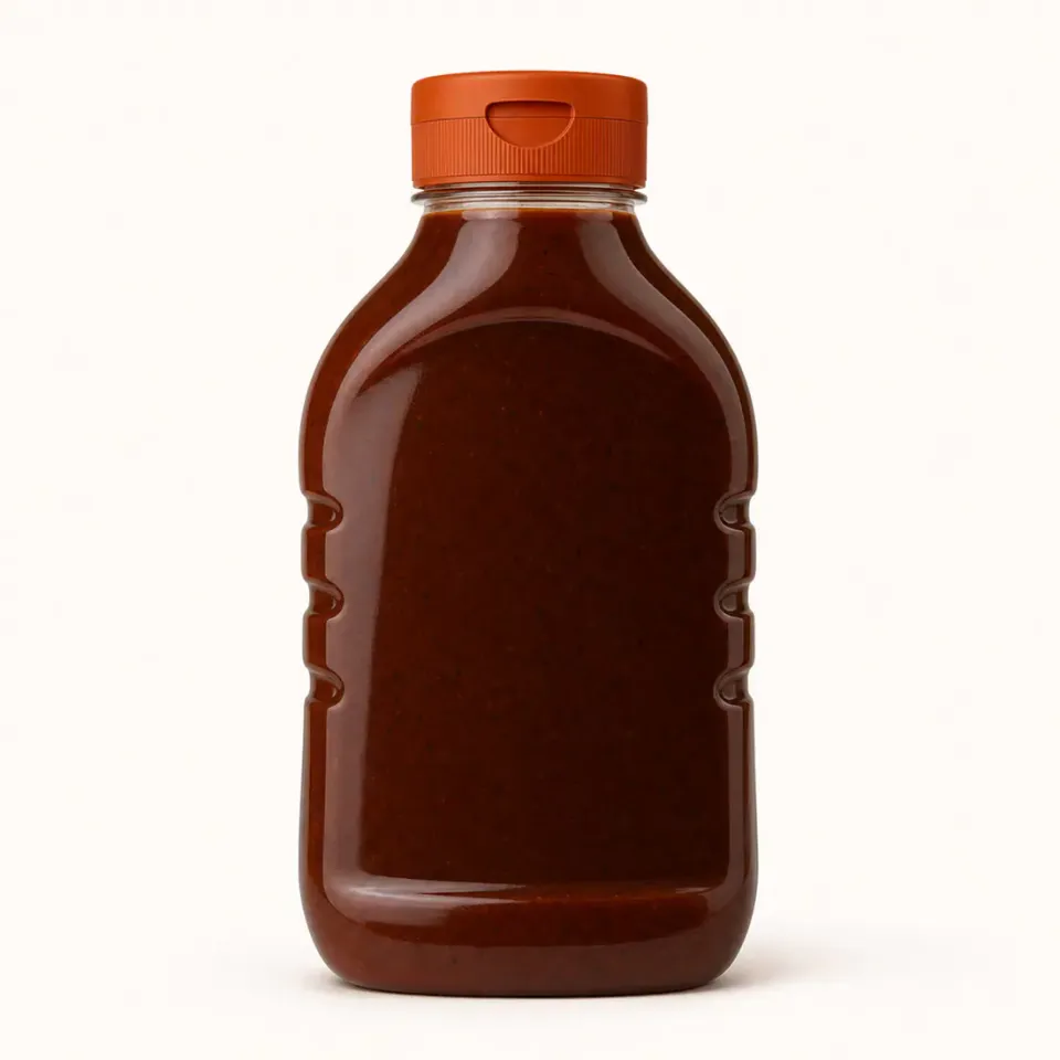 Gamas de botellas para salsa barbacoa – vista del producto